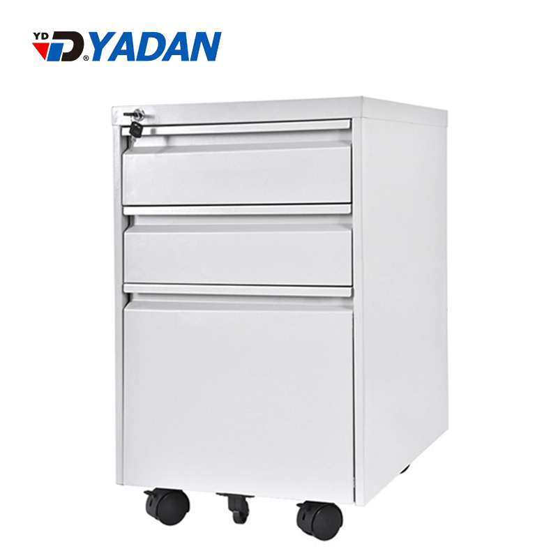 High performance Mobile Pedestal Cabinet with 4 swivel caster and heavy duty sliding rail